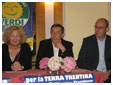 Lucia Coppola, Marco Ianes e Ugo Rossi candidato presidente